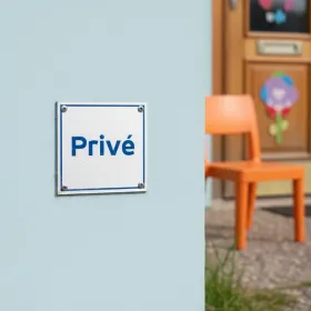 Signalétique : Panneau Chasse Gardée & Plaque de Porte Privé