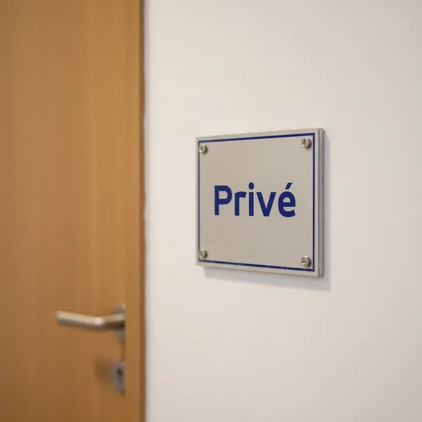 Signalétique : Panneau Chasse Gardée & Plaque de Porte Privé