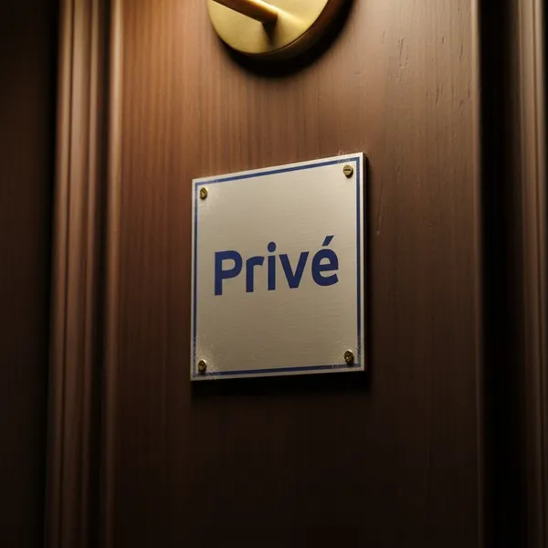 Signalétique : Panneau Chasse Gardée & Plaque de Porte Privé