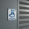 Plaque de porte salle d'attente pro pour cabinet médical | Design