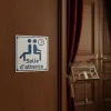 Plaque de porte salle d'attente pro pour cabinet médical | Design