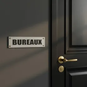 Plaque de porte "BUREAU" – Panneau bureau