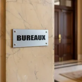 Plaque de porte "BUREAU" – Panneau bureau