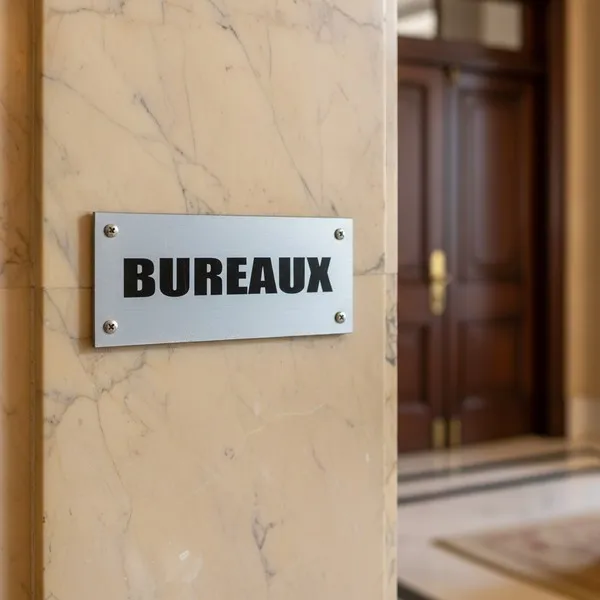 Plaque de porte "BUREAU" – Panneau bureau