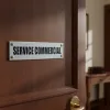 Plaque de porte service commercial – Plaque de porte