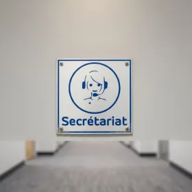 Plaque de porte Secrétariat : bureau, cabinet, mairie