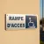 Panneau « Rampe d'accès » avec pictogramme fauteuil