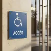 Panneau accès handicapé – Panneau handicapé - PMR