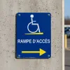 Panneau rampe d'accès handicapé – Panneau PMR