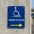 Panneau rampe d'accès handicapé – Panneau PMR