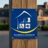 Panneau Label Tourisme et Handicap - Hôtel, Restaurant, Gîte