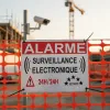 Panneau signalétique alarme sécurité – Surveillance électronique