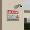 Panneau site protégé alarme électronique – Signalétique sécurité