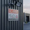 Panneau site protégé alarme électronique – Signalétique sécurité