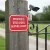 Panneau propriété sous vidéo surveillance, dissuasion