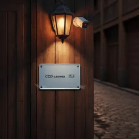 Kit de dissuasion pour propriété – Panneau vidéo surveillance