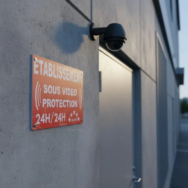Panneau vidéo surveillance 24h/24 – Signalétique vidéo protection