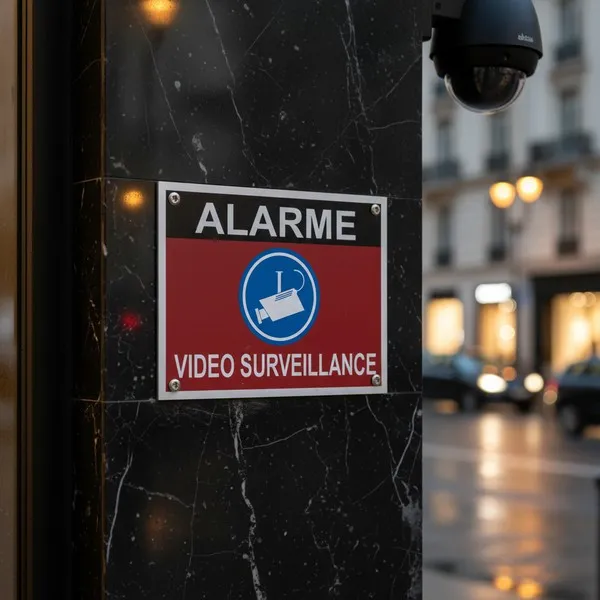Panneau Vidéo Surveillance & Alarme | Signalétique Sécurité