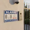 Panneau alarme surveillance électronique | Propriété privée