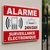 Panneau alarme surveillance électronique | Propriété privée
