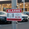 Panneau alarme bâtiment protégé – Panneau vidéo surveillance