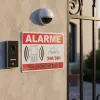 Panneau alarme pavillon protégé – Panneau vidéo surveillance