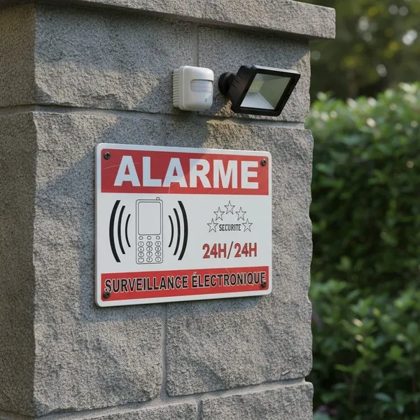 Alarme T10PM & Panneau Vidéo Surveillance Électronique