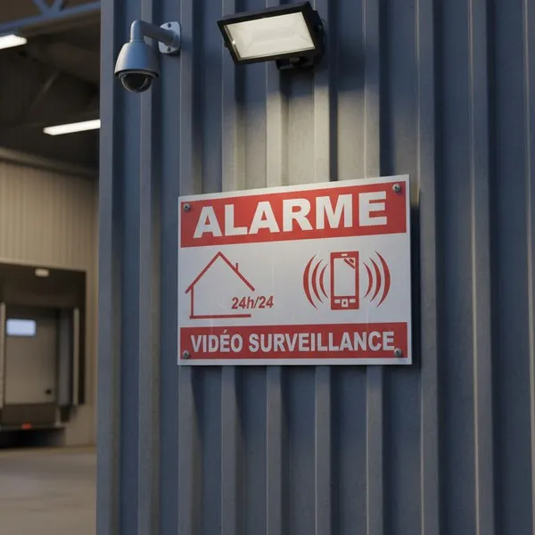 Vidéo Surveillance & Alarme – Panneau Signalétique Sécurité