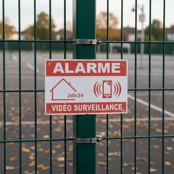 Panneau Vidéosurveillance & Alarme | Sécurité Propriété Privée