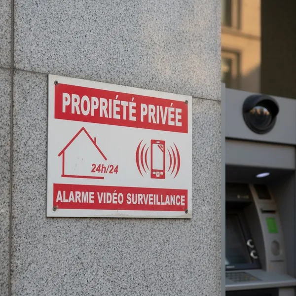 Panneau propriété privée – Alarme, vidéosurveillance & Sécurité maison