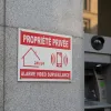 Panneau propriété privée – Alarme, vidéosurveillance & Sécurité maison