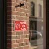 Panneau propriété sous alarme vidéosurveillance, contrôle via smartphone