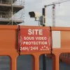 Panneau site sous vidéo protection 24 h/24