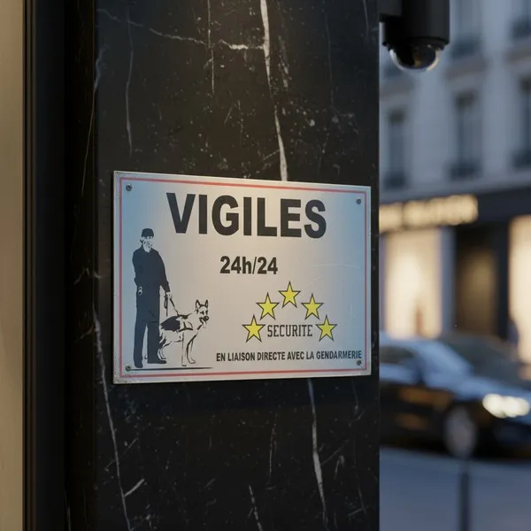 Vigiles 24h/24 – Panneau vidéo surveillance