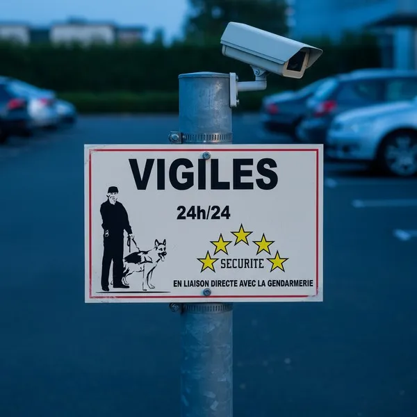 Vigiles 24h/24 – Panneau vidéo surveillance