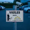 Vigiles 24h/24 – Panneau vidéo surveillance