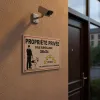 Panneau vidéo surveillance propriété privée – Surveillance 24h/24
