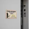 Vidéo surveillance 24h/24 – Panneau Établissement sous surveillance
