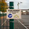 Panneau vidéosurveillance 24h/24 – Signalétique sécurité à poser