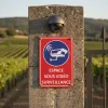 Panneau vidéosurveillance signalétique espace protégé par caméra