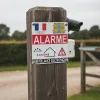 Panneau dissuasion alarme surveillance 150x100mm