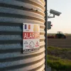 Panneau dissuasion alarme surveillance 150x100mm