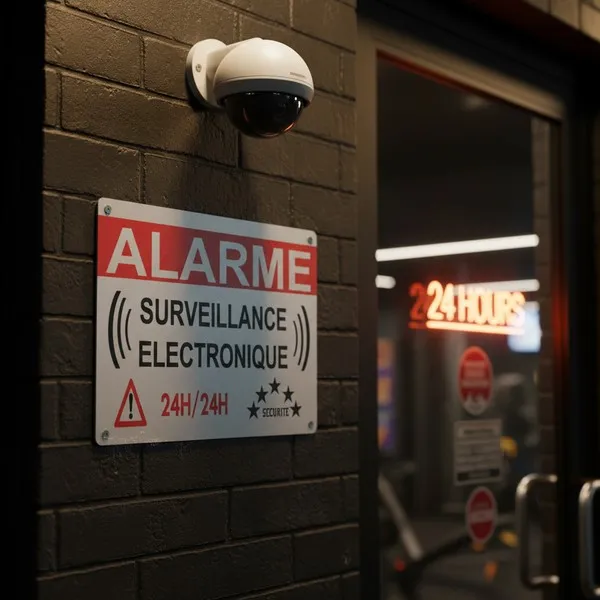 Pancarte Alarme de Dissuasion – Panneau vidéo surveillance