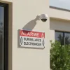 Plaque et Autocollant Alarme Surveillance Kit Dissuasion (20 Panneaux)