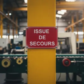 Panneau Issue de Secours : Évacuation et Sortie de Secours