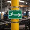 Panneau Sortie de secours à droite – Panneau évacuation