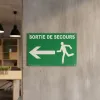 Panneau Sortie de secours à gauche – Panneau évacuation