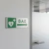 Panneau défibrillateur à droite – signalétique sécurité