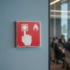 F005 Alarme incendie – Panneau évacuation et sortie de secours