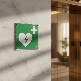 Panneau E010 Défibrillateur automatique externe pour le cœur